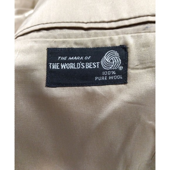 Stanley Blacker Men's Wool Tweed Sport Coat Blazer Brown Size 44R USA - Picture 7 of 9